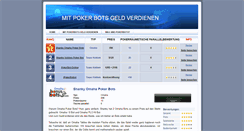 Desktop Screenshot of poker-bots.net