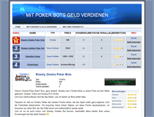 Tablet Screenshot of poker-bots.net